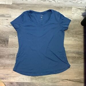 Blue shortsleeved t-shirt